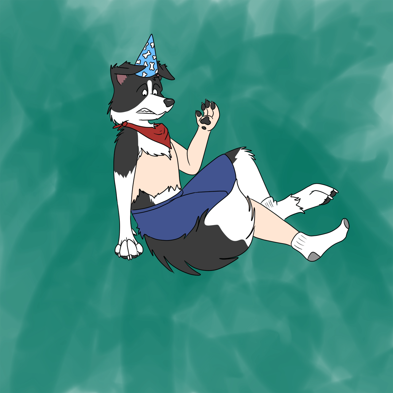 party hats by Edthebordercollie