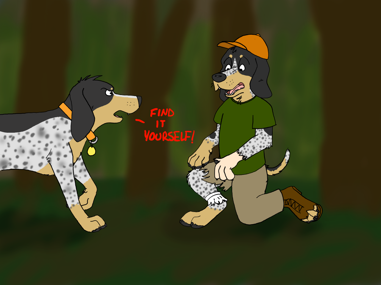 Find it yourself! by Edthebordercollie