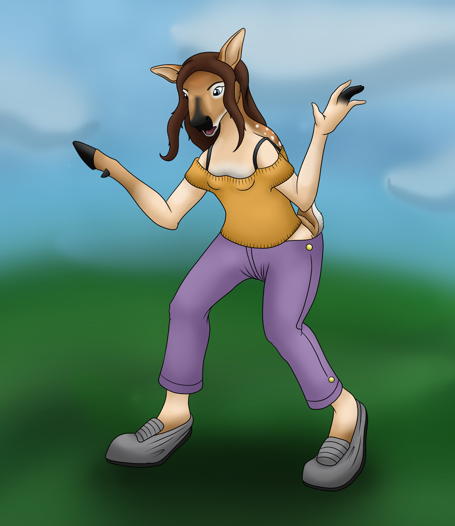 Laure Ambar Deer TF by EduartBoudewijn