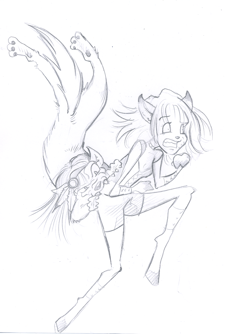 Kibbles and Bits WIP by L by Emerwyn