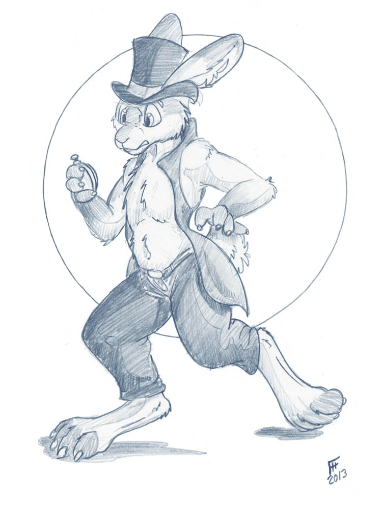 Dark_NZ goes rabbit... just in time by Flinters