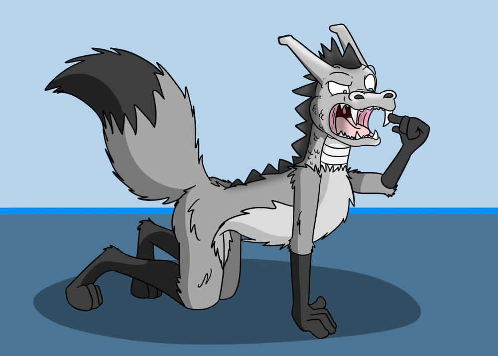 Flay Fox to a Dragon! :o by Fox0808