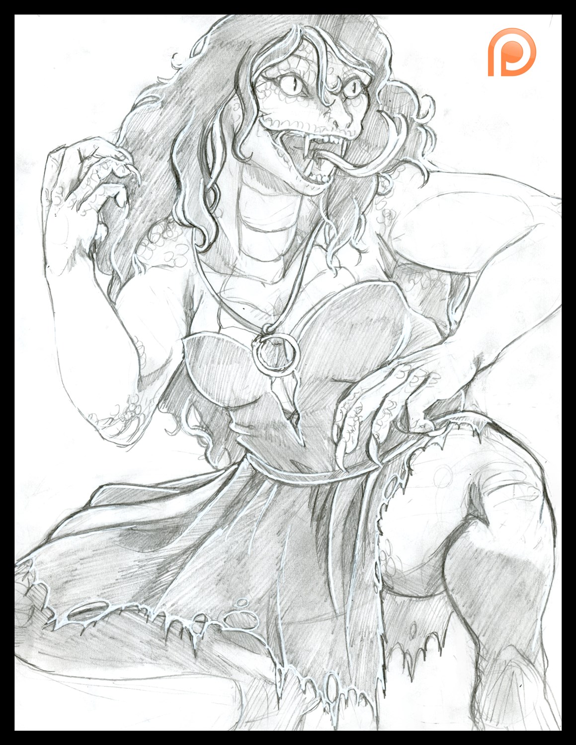 [Patreon]-Amulet of reptilian spirits by Fringedog
