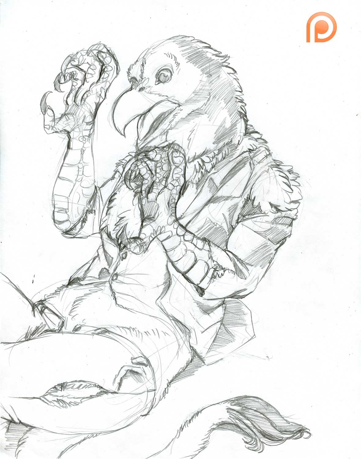 [Patreon]-Gryphon without wings? by Fringedog