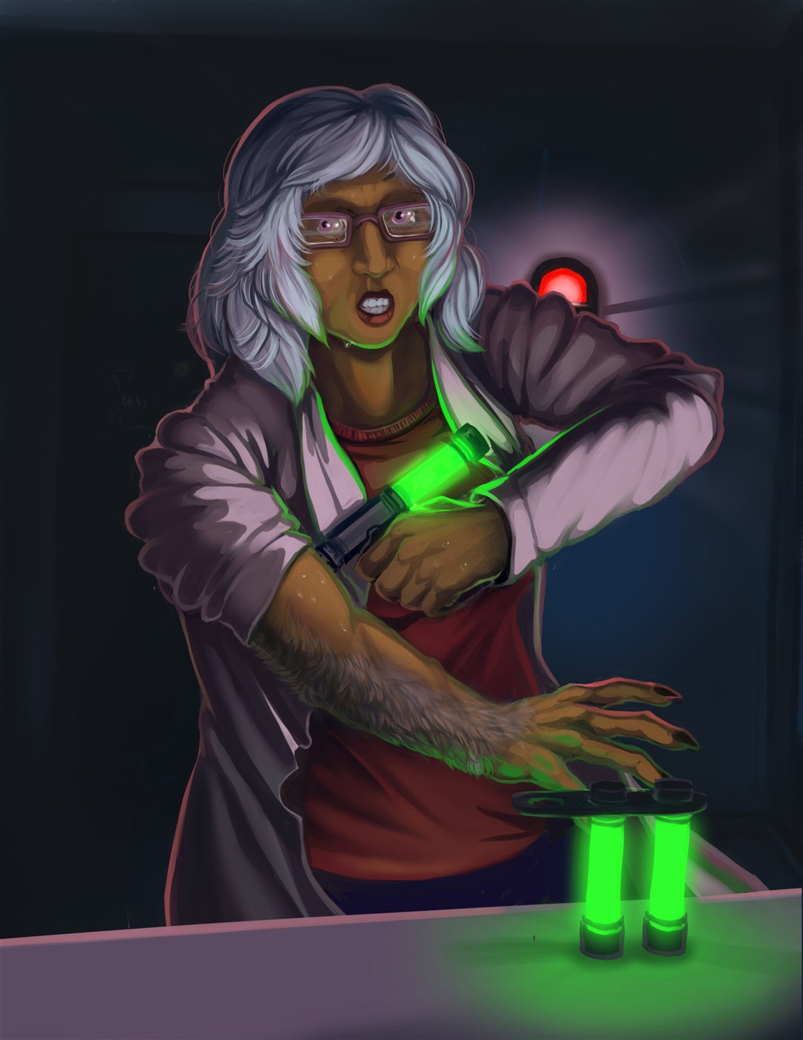 [Commission]-Kaelyn's drastic measure by Fringedog