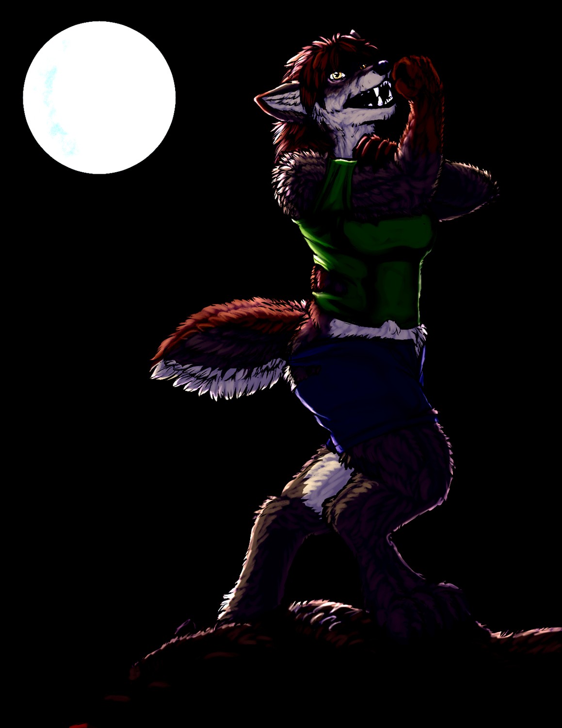 [Practice]-Triumphant Shewolf by Fringedog