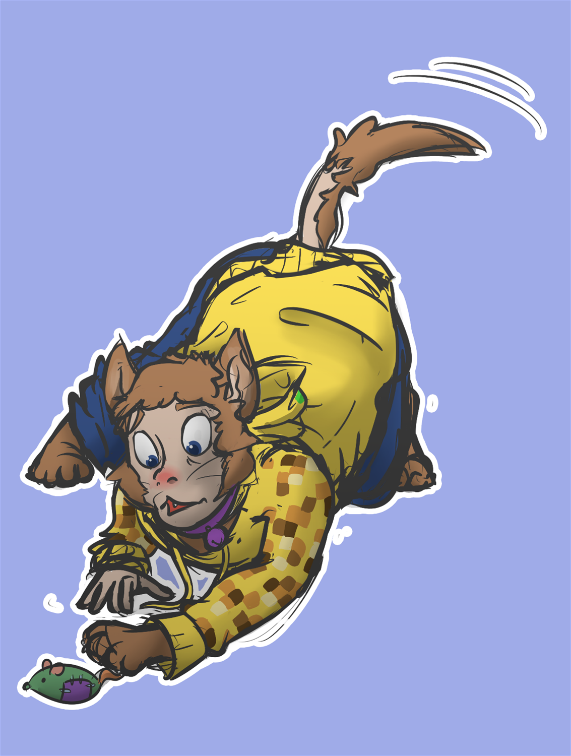 Mouse toy was never so intresting by Gaia1234