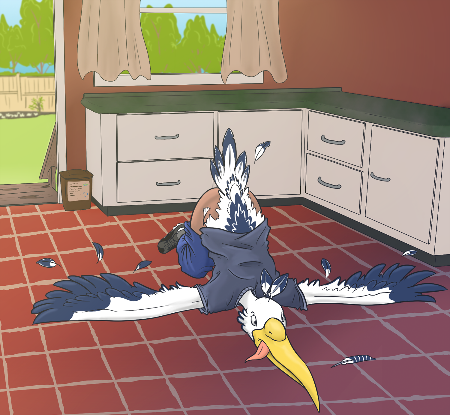 Tailfeather an aching by Gaia1234