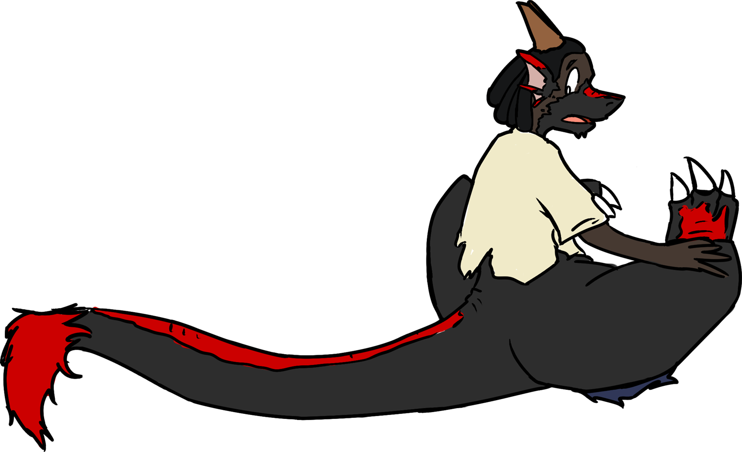 That's some tail you got there by Gaia1234