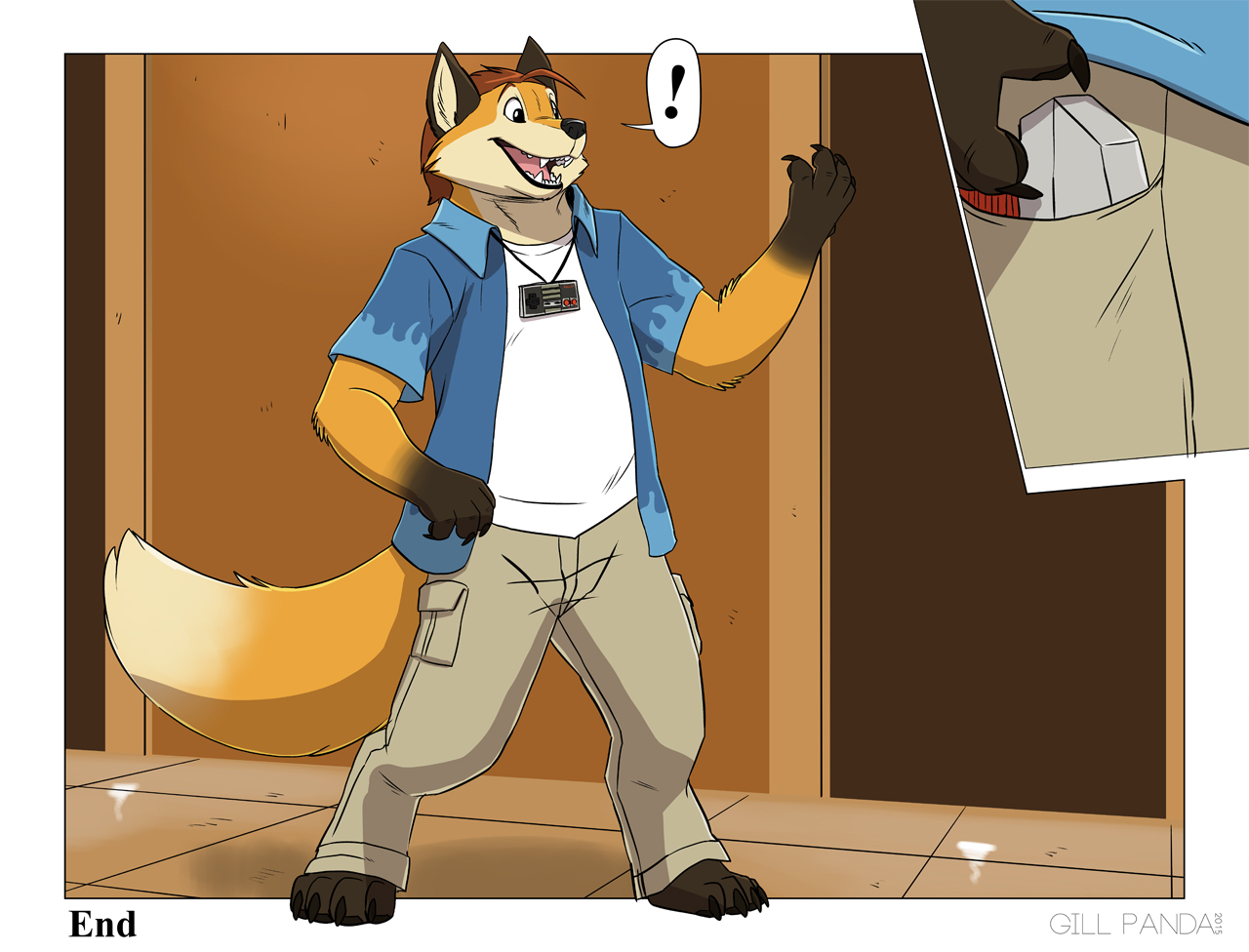 Kit, the New fox in town by Gillpanda