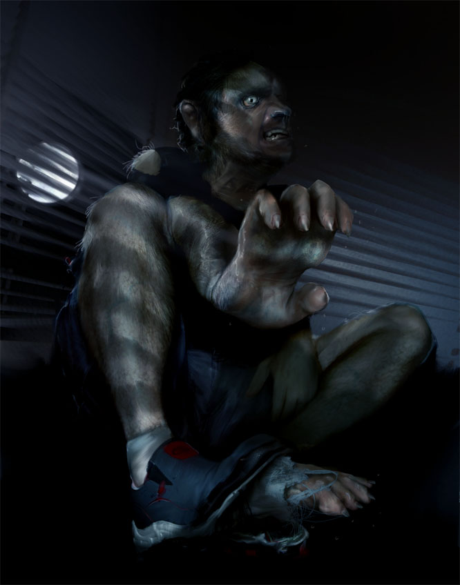 werewolf commish by Gryf