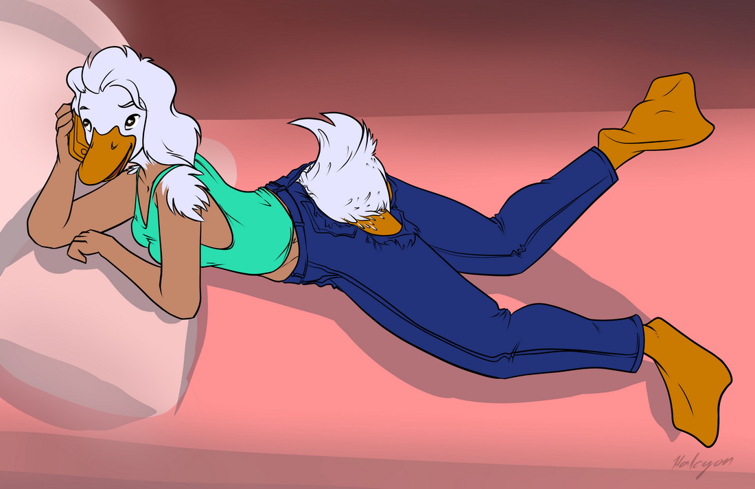 Duck Tail (Commission) by Halcyon