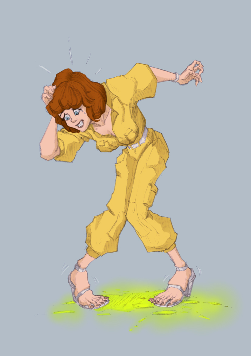 COMPLETE: April O'Neil Human to Rat in Color by HamsterToybox