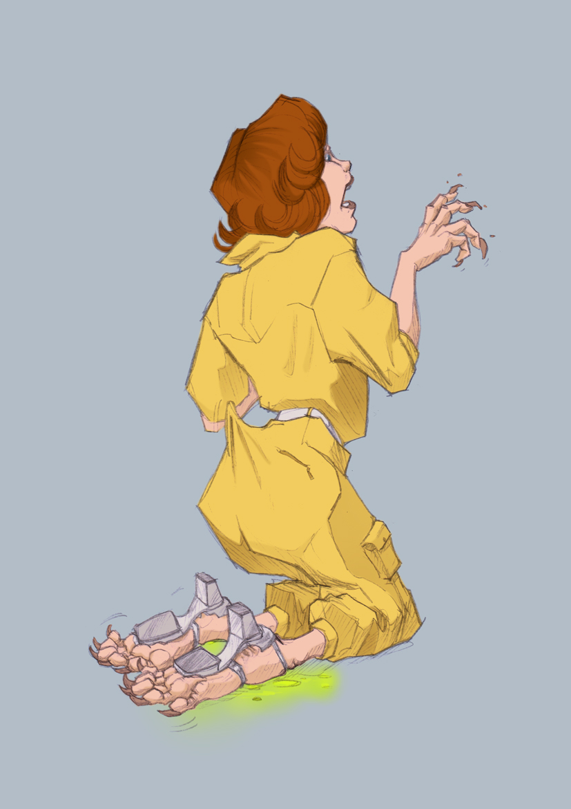 COMPLETE: April O'Neil Human to Rat in Color by HamsterToybox