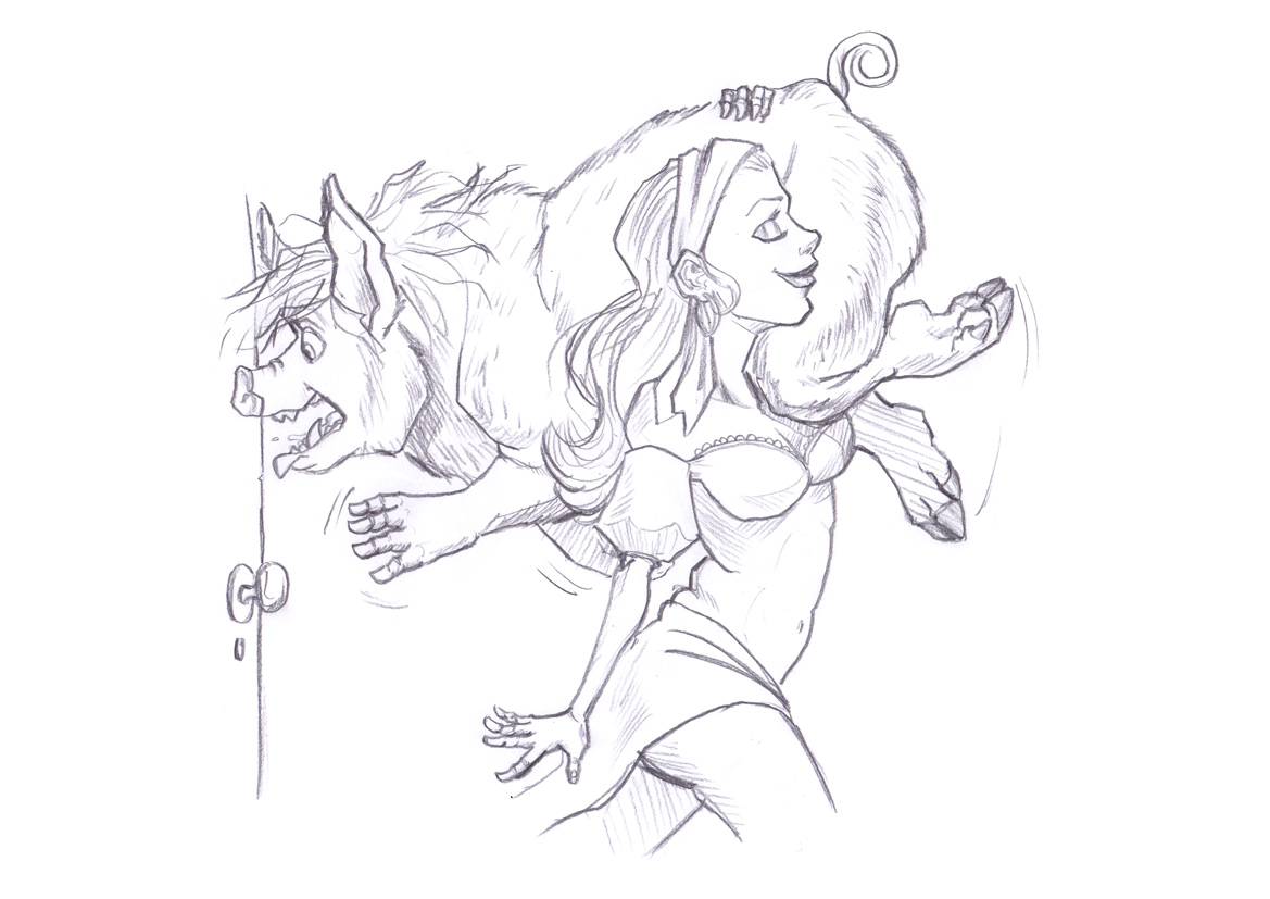 The Pig Witch by HamsterToybox