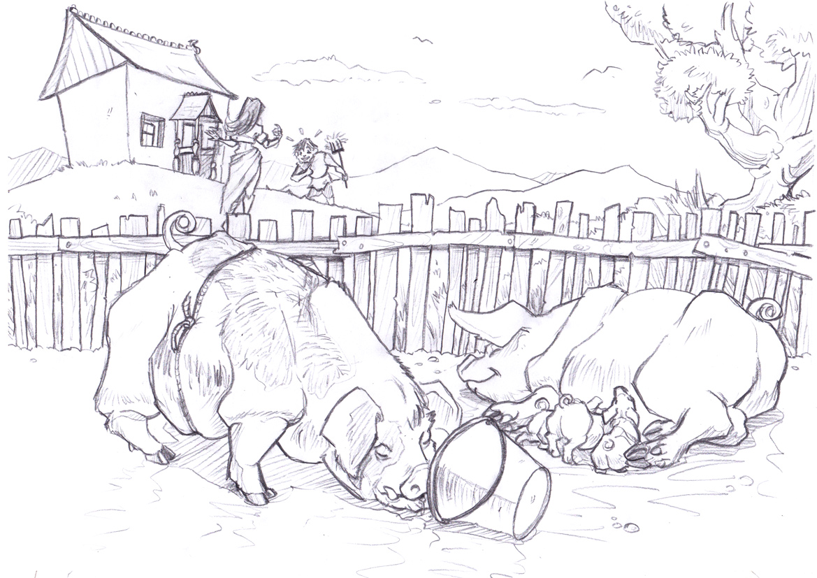 The Pig Witch by HamsterToybox