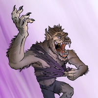 Another Happy Werewolf by HamsterToybox