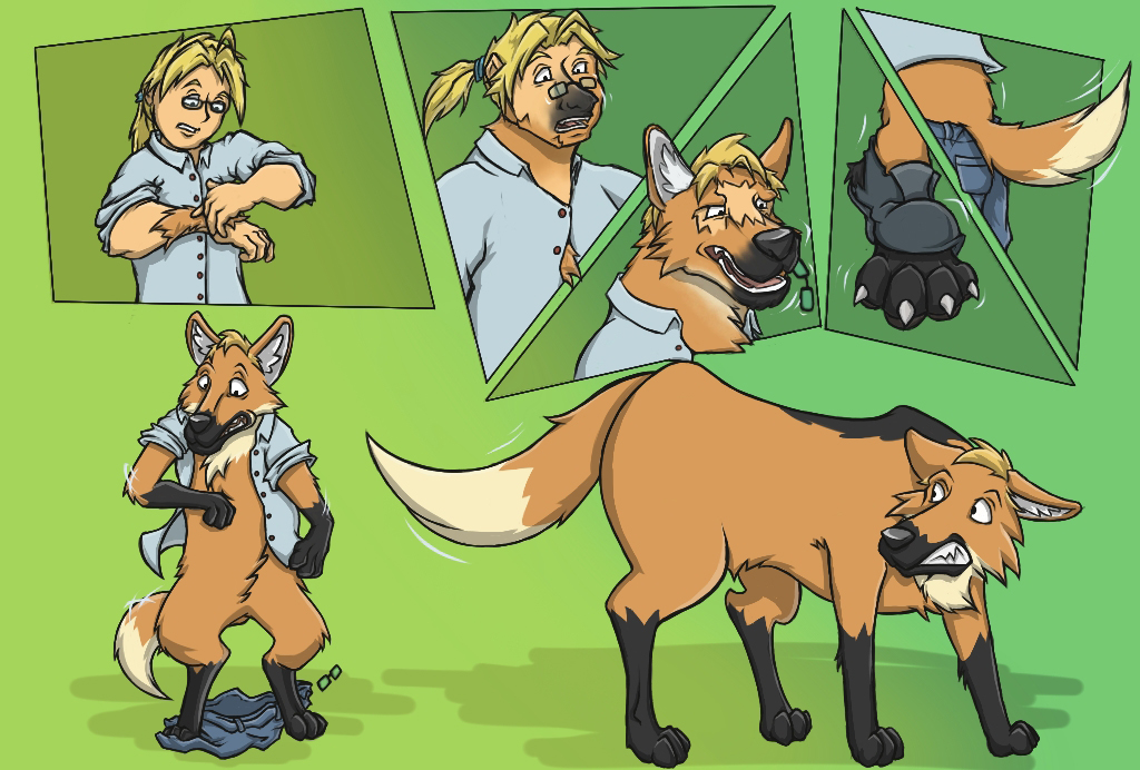 Maned Wolf tf by Heezy
