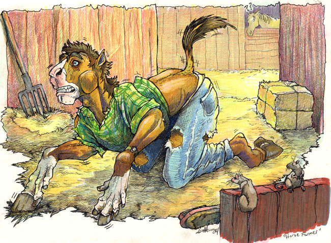 horsefarmer by Hyenashifter