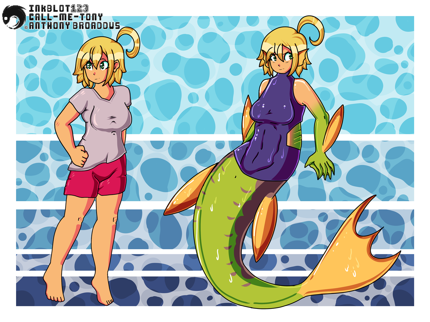 Maria Jackie Swallows - Marine Maiden by Inkblot