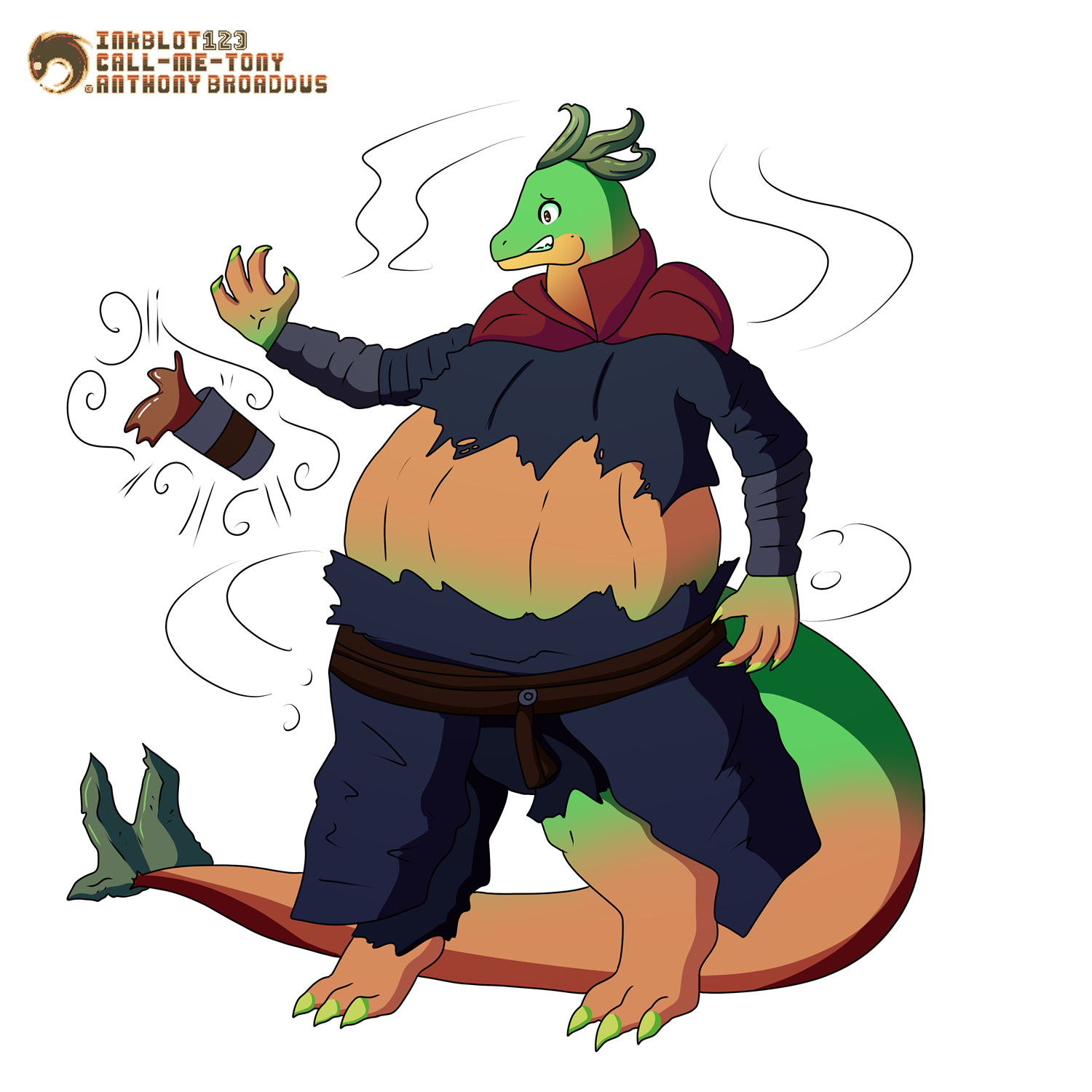 [Patreon] - Troodon Pumpkin Inflation - Copy by Inkblot