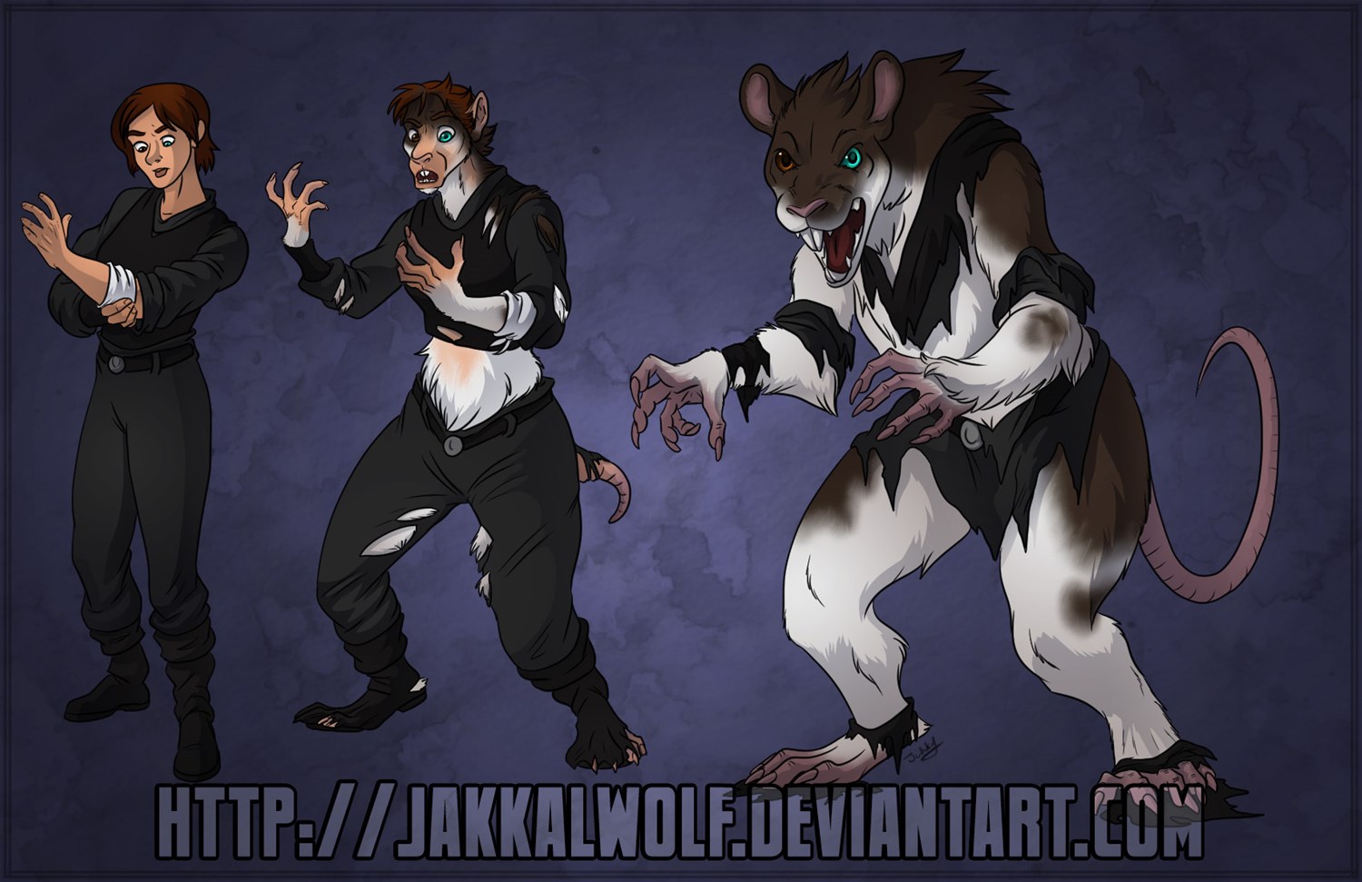 YCH Week 1: The WereRat by Jakkal