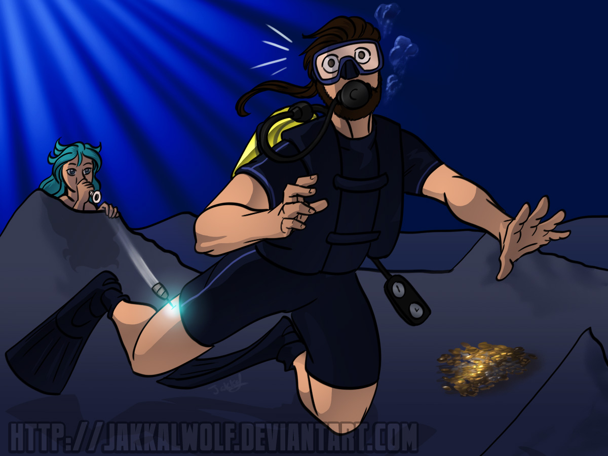 Diving for troubles by Jakkal