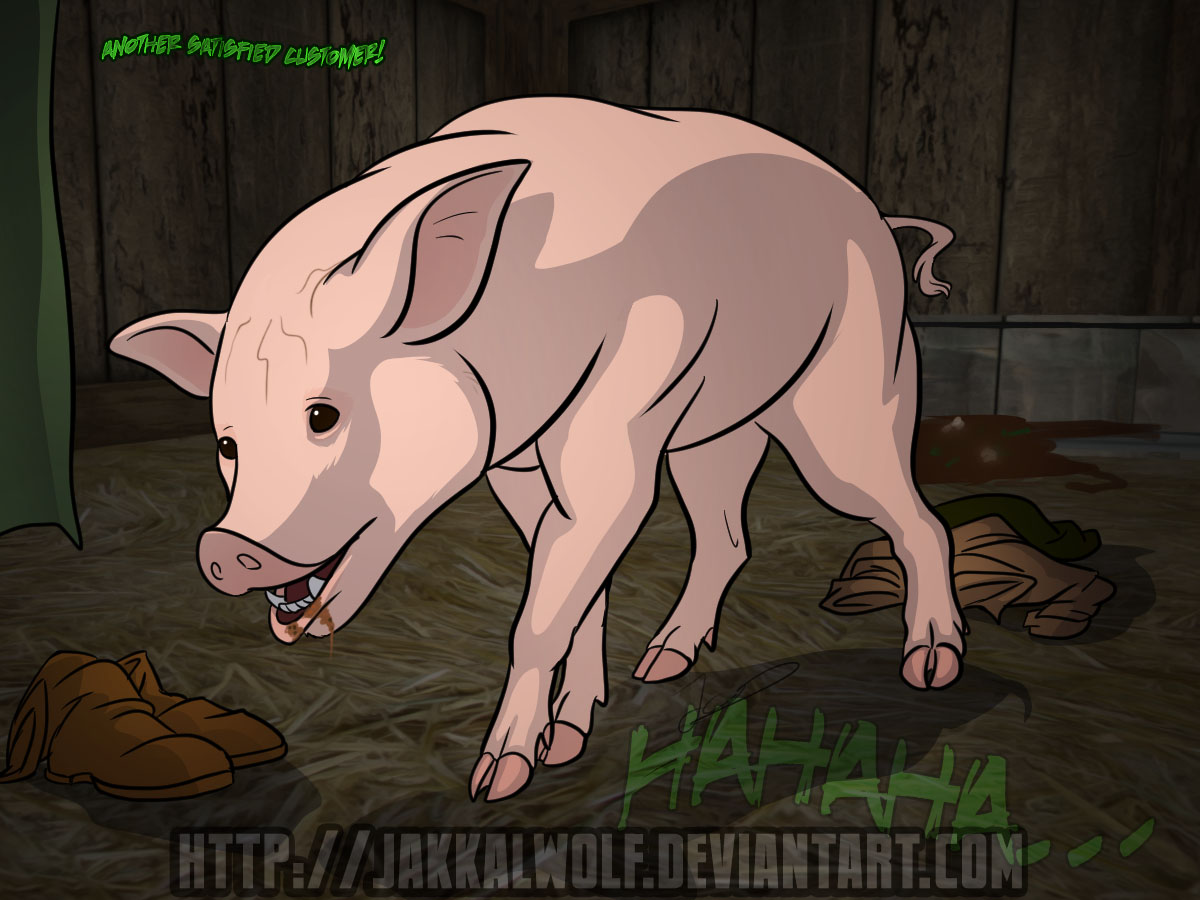 Pigging Out by Jakkal