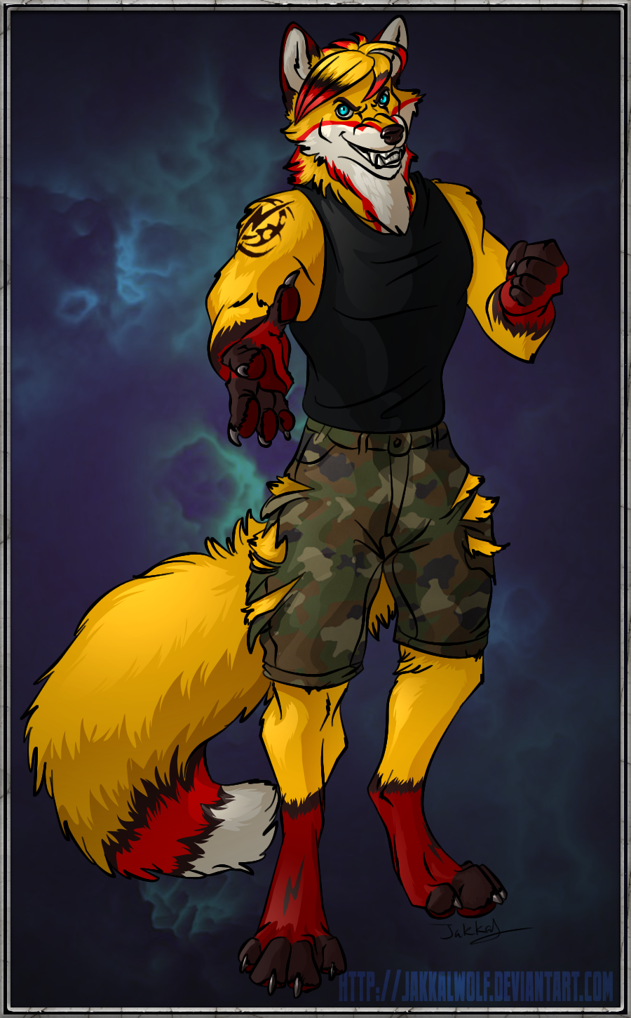 Commission: Human to Fox by Jakkal