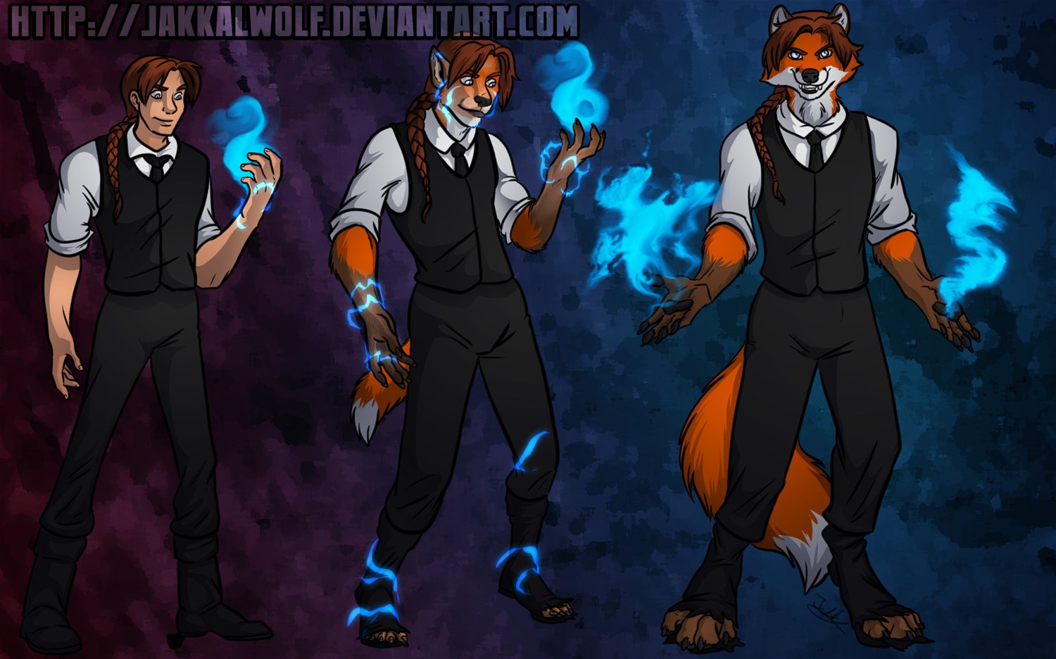 YCH: Week 9 - A thing about foxes by Jakkal