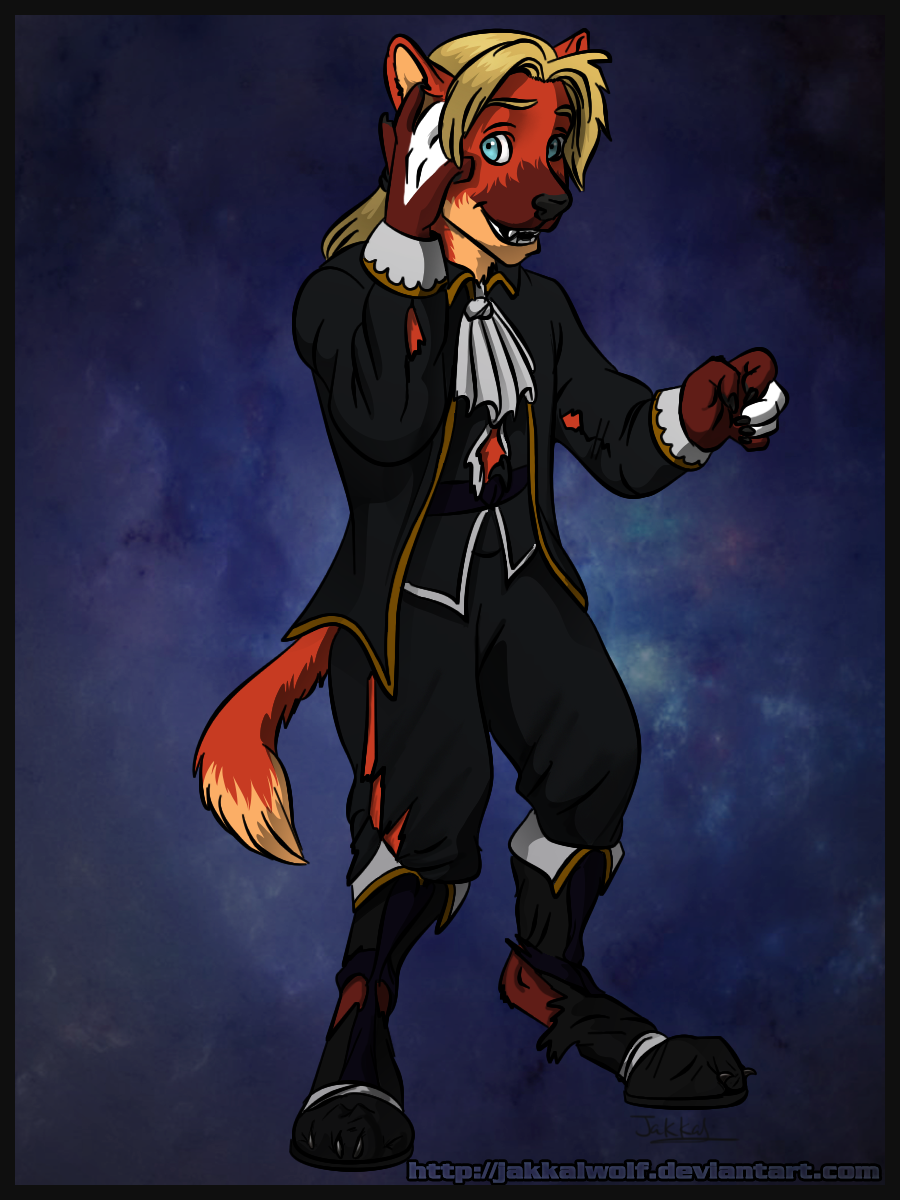 LS Commission: Human to Maned Wolf by Jakkal