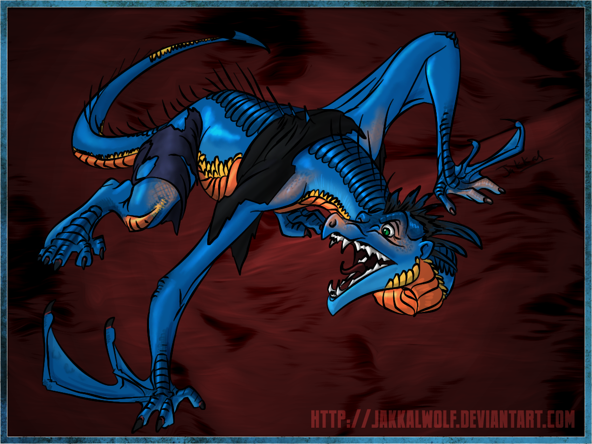LSC: Human to Wyvern by Jakkal