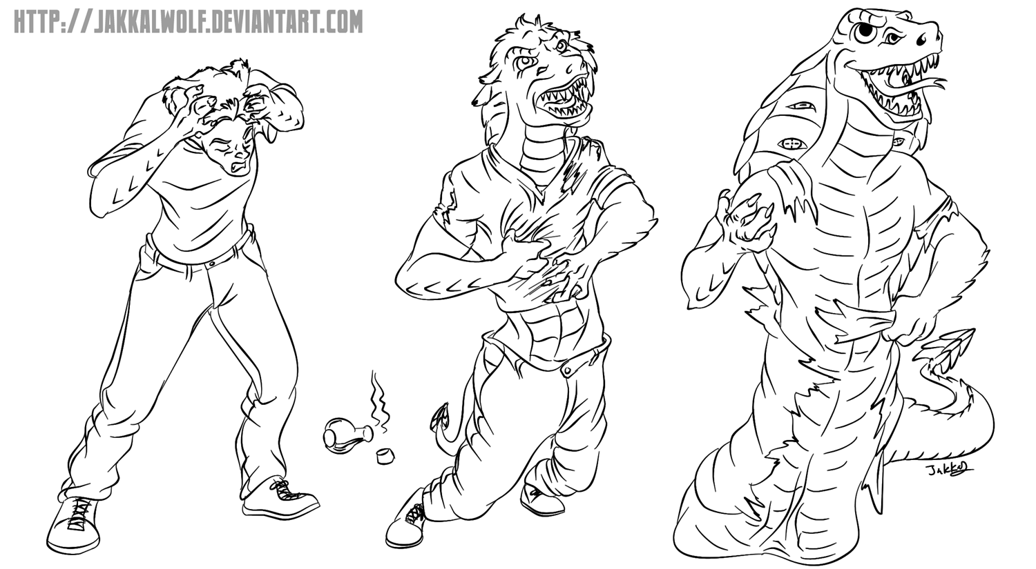 Human -> Snake Demon by Jakkal