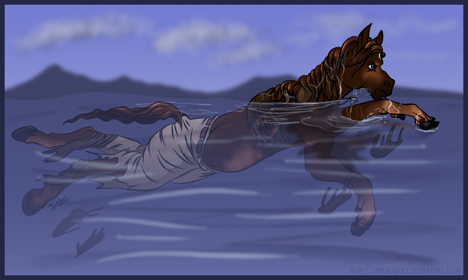 Livestream Commission: Karen the SeaHorse by Jakkal