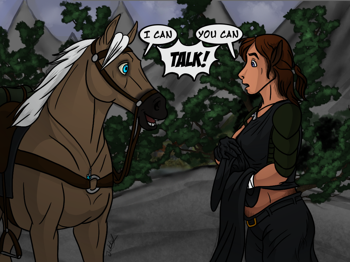 Livestream Commission: Karen and Procene Meet! by Jakkal