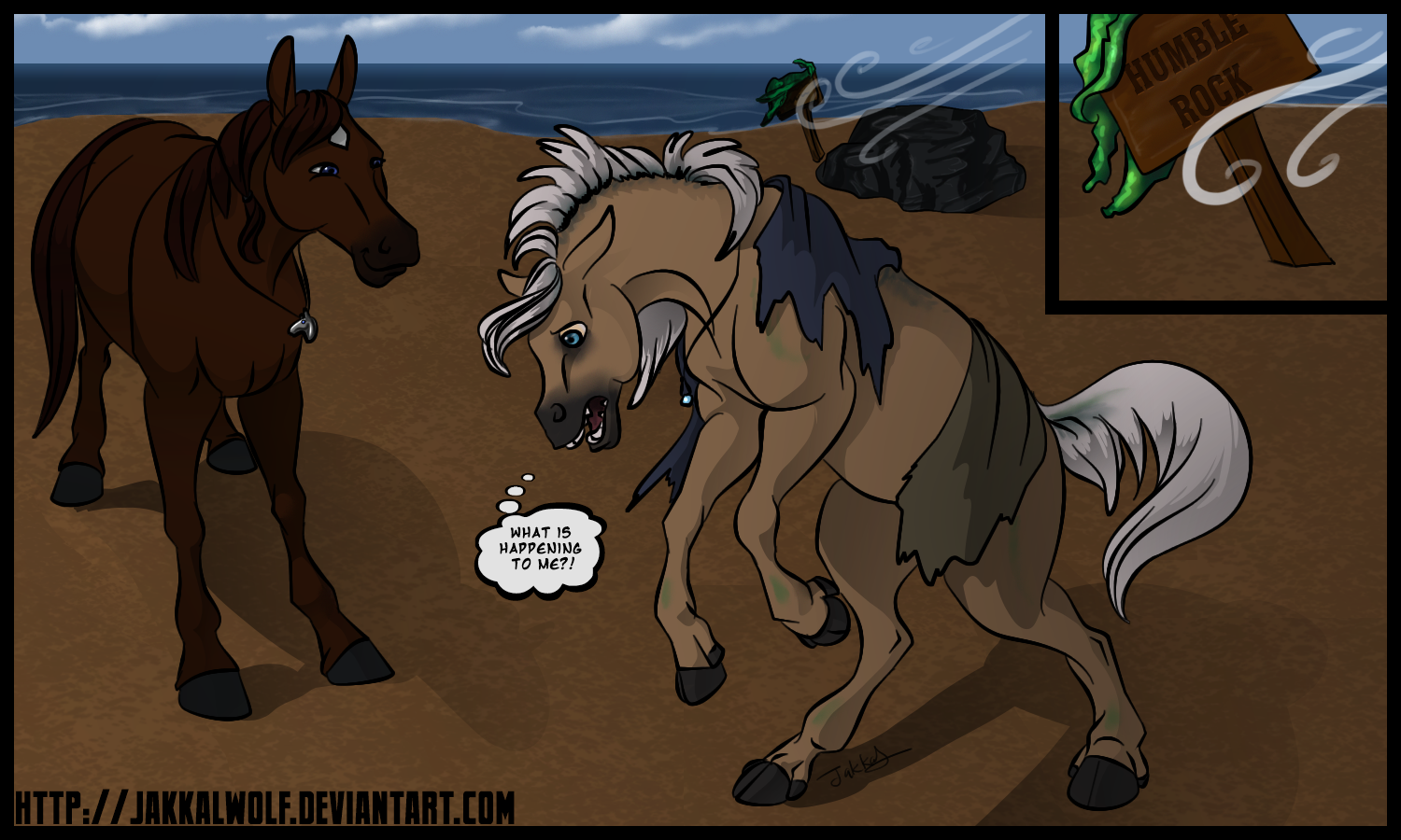 Livestream Commission: Karen and Procene Meet! by Jakkal