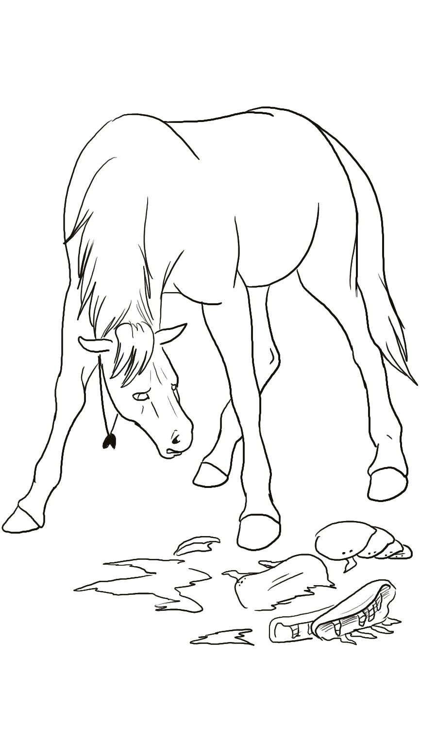 Livestream commission: Horse TF by Jakkal