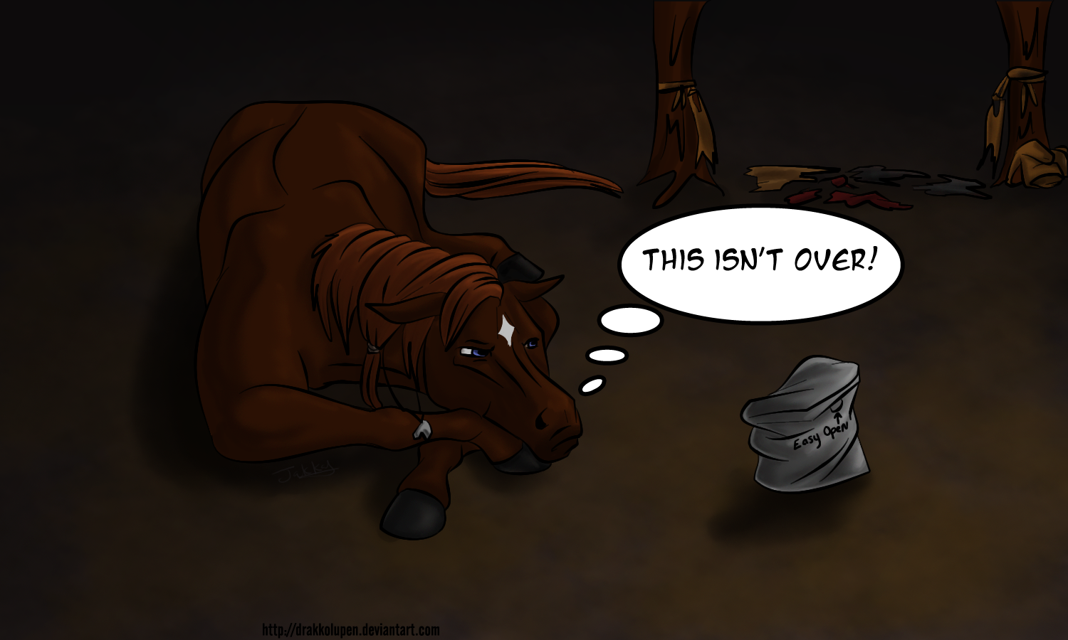 An Unfortunate Hammock Experience by Jakkal