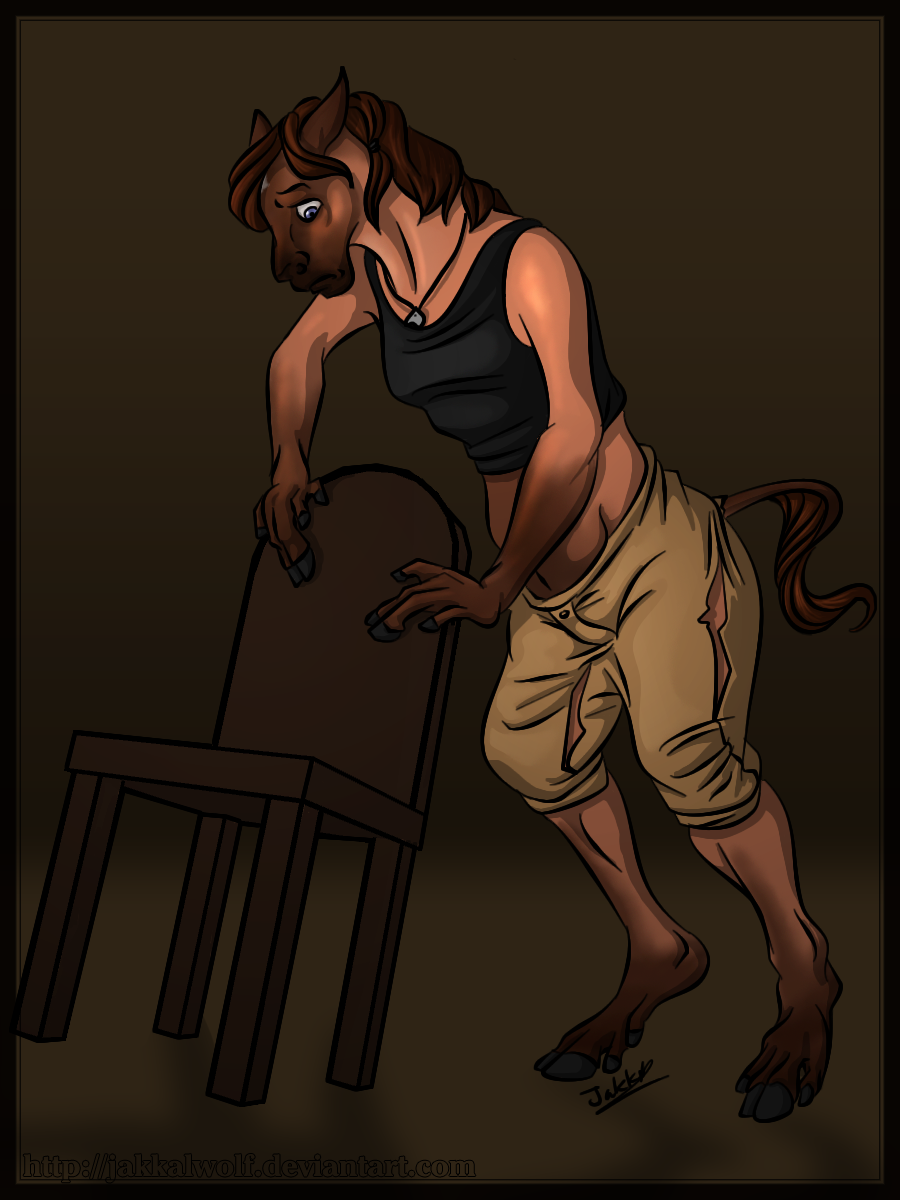 Livestream Commission: Karen to Horse by Jakkal