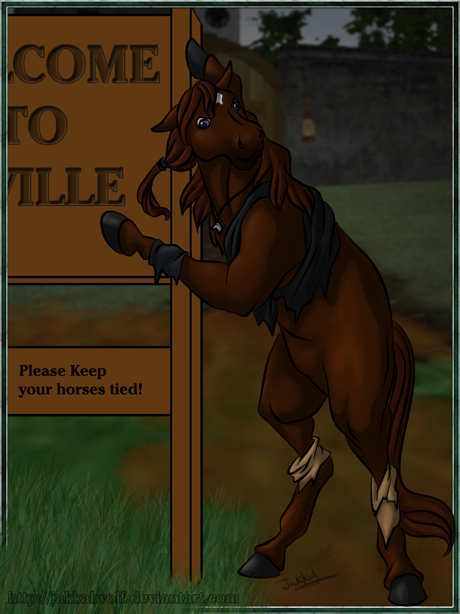 Livestream Commission: Karen to Horse by Jakkal