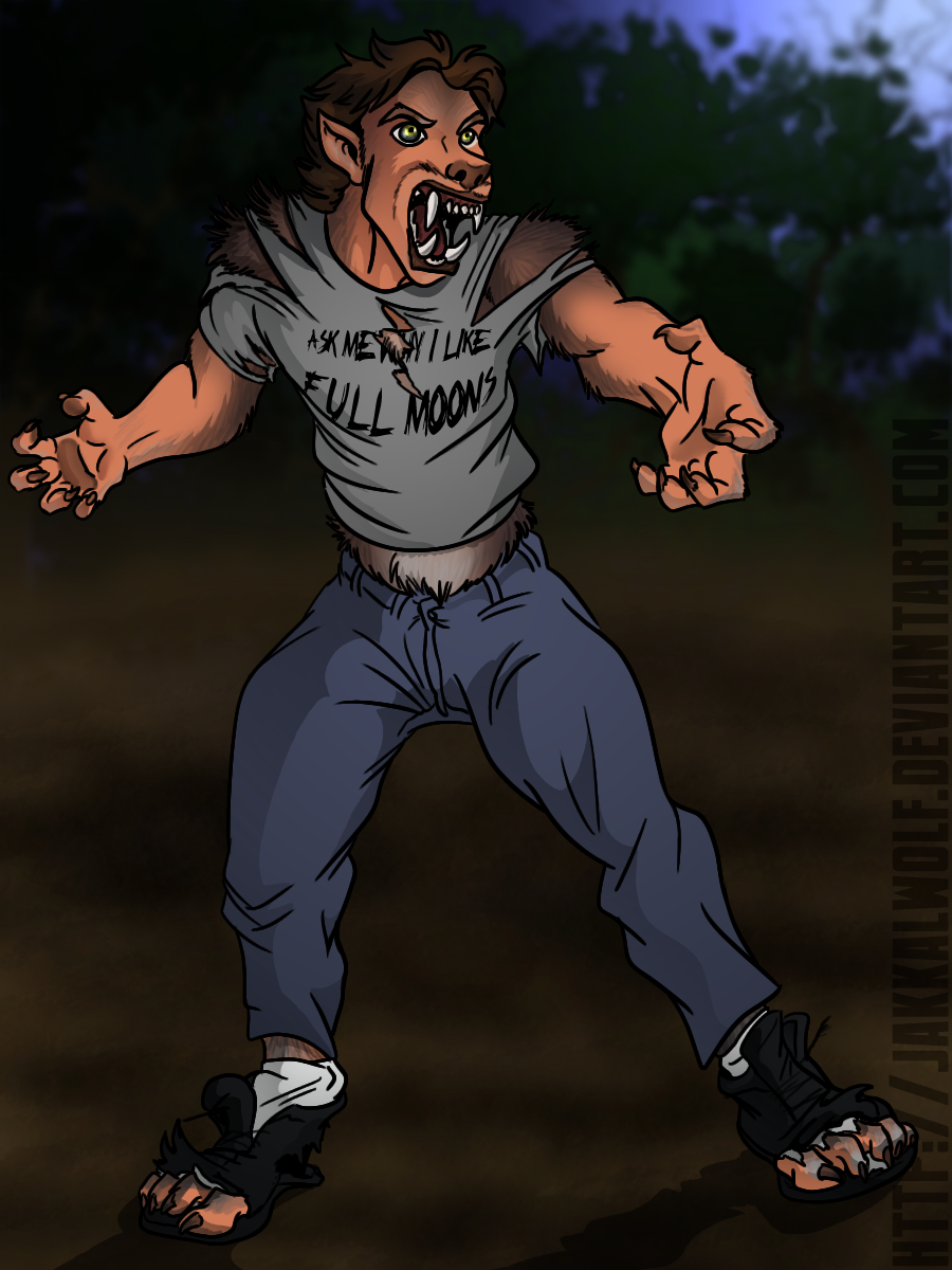 Werewolf Transformation for W0lfB0y by Jakkal