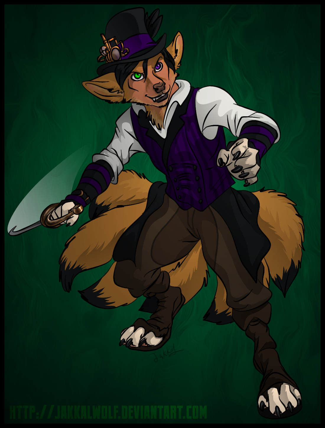 Livestream Commission: Human to Fennec Fox by Jakkal