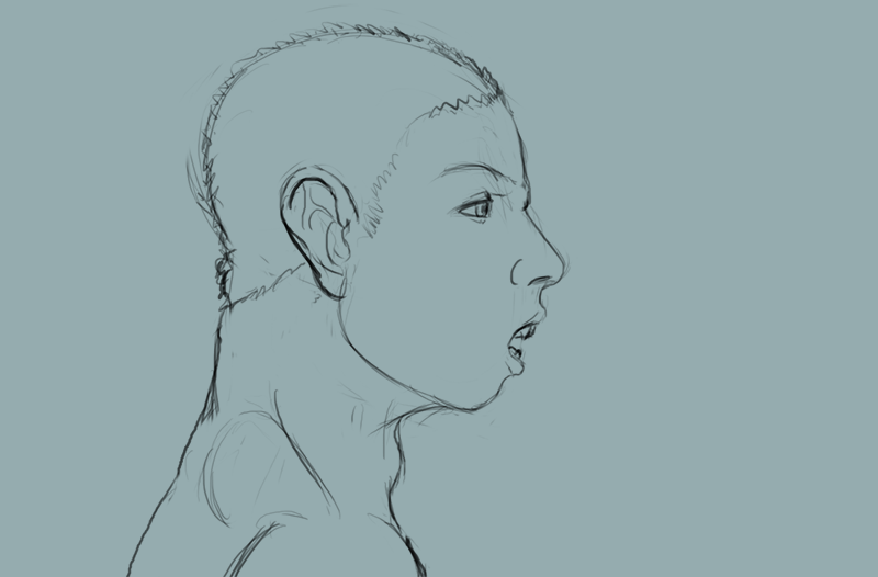 Human Face to Avian Animation Attempt by K-Libra