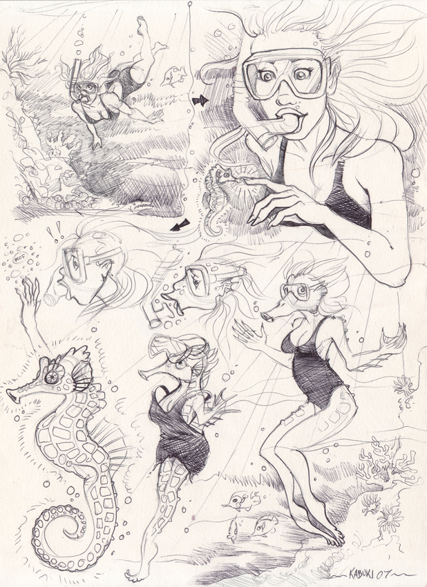 seahorse by KabukiHomewood