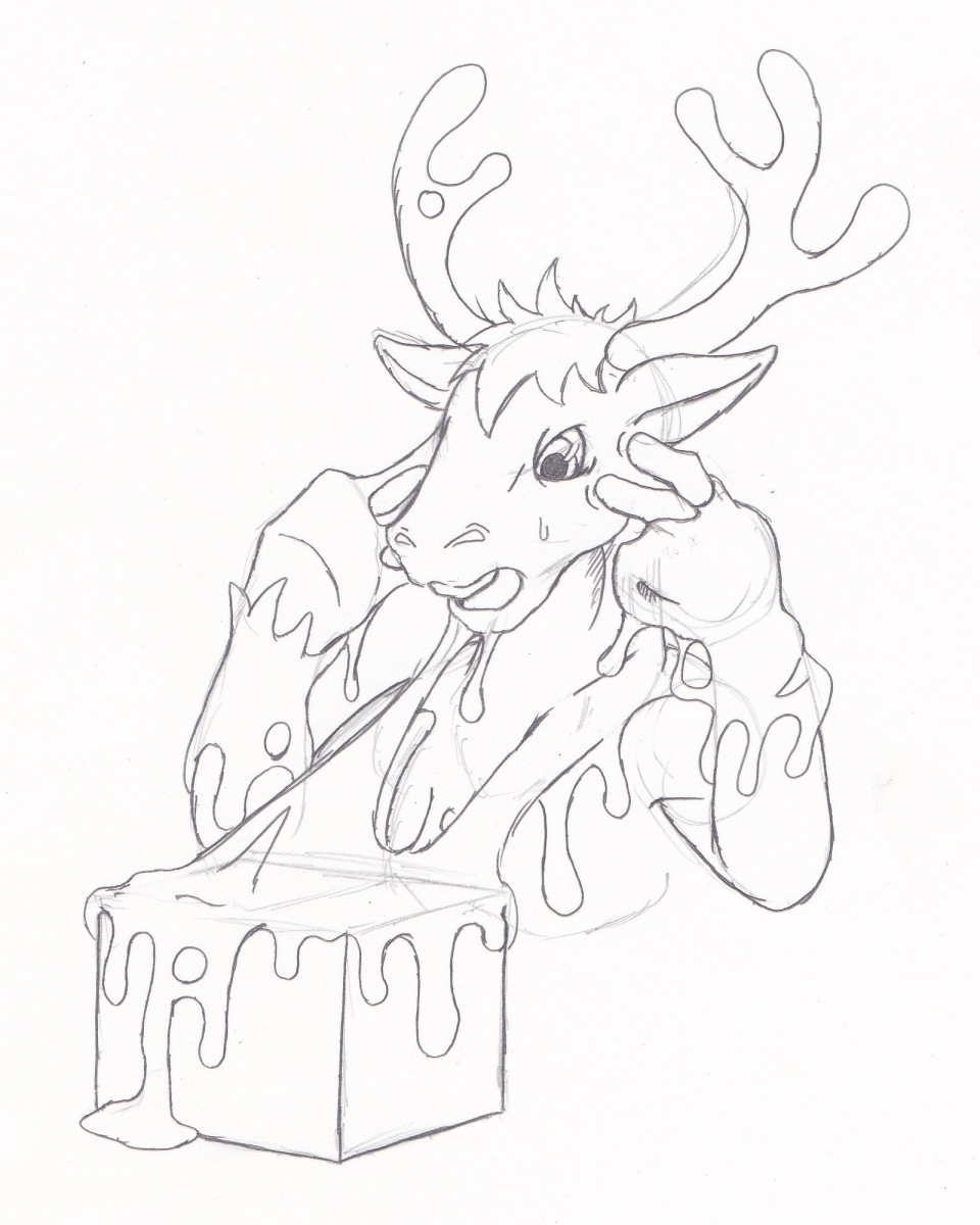 Reindeer goo transformation by Kaju