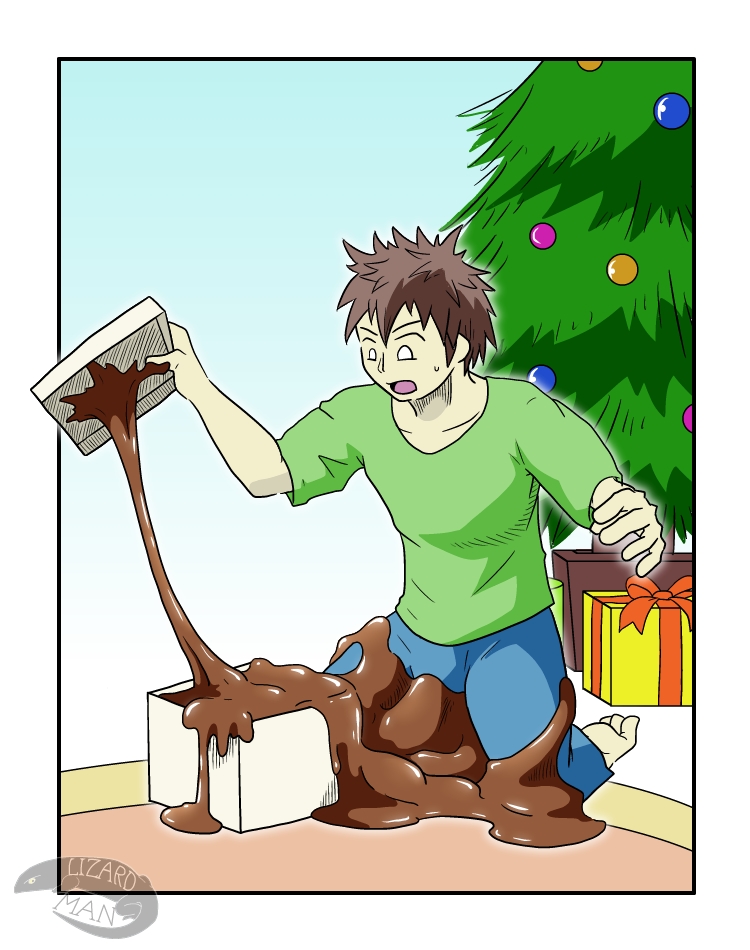 Merry goo-ristmas by Kaju