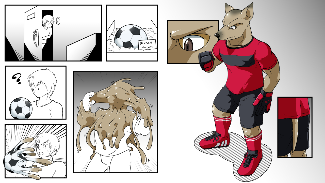Football mascot TF by Kaju