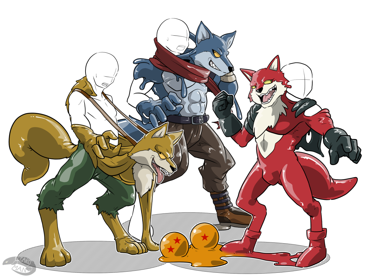 werewolf TF by Kaju