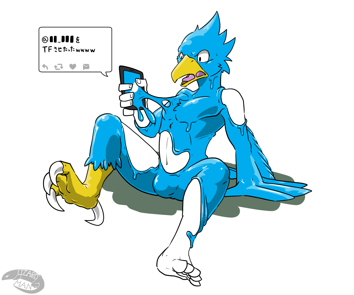 Twitter bird goo TF by Kaju