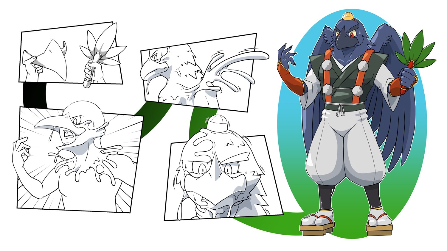 Karasutengu mask TF by Kaju